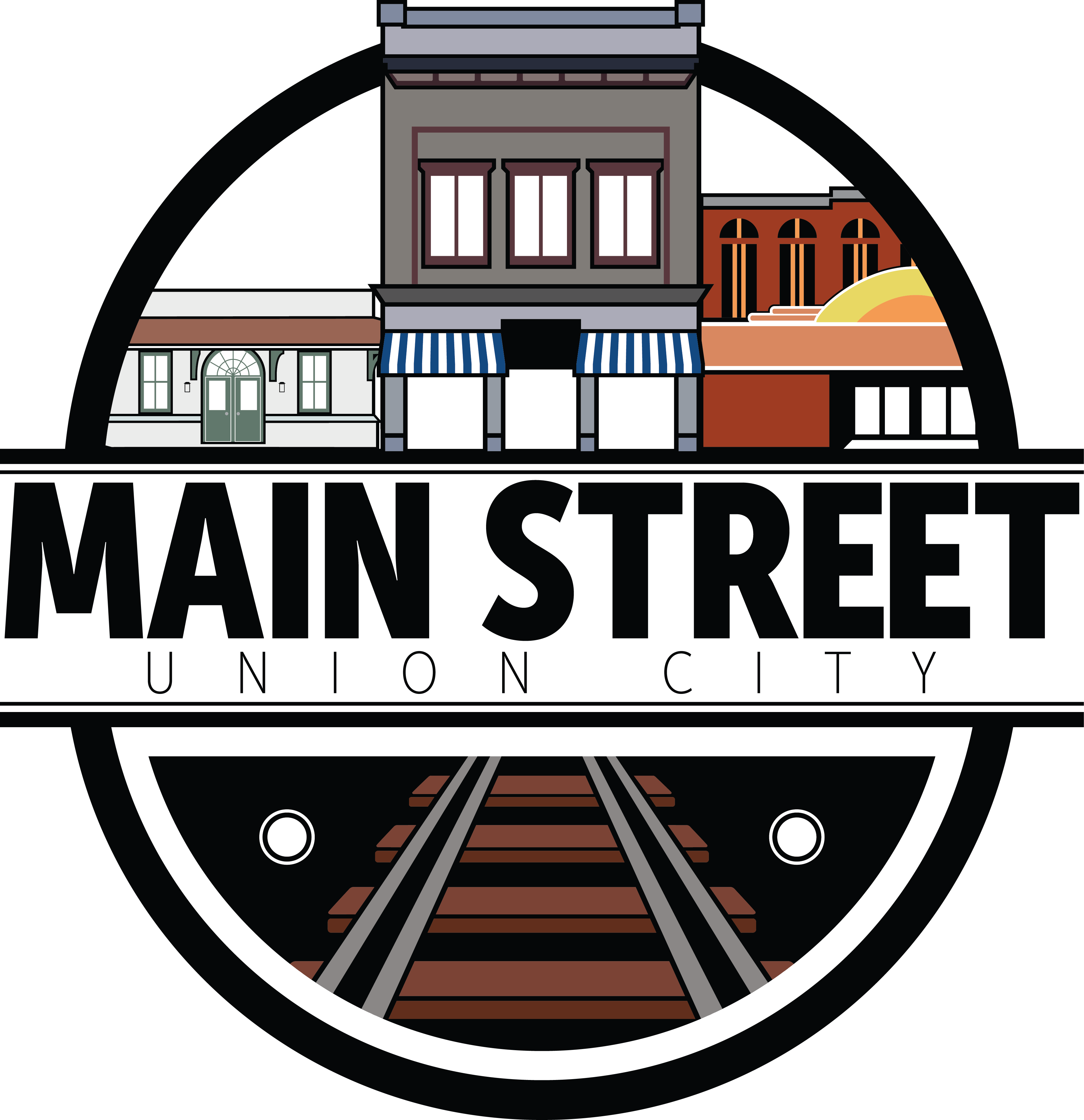 MAIN STREET UC-02 Historic Downtown Union City Logo